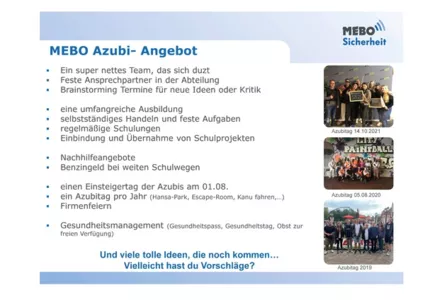 MEBO Azubi Mehrwerte
